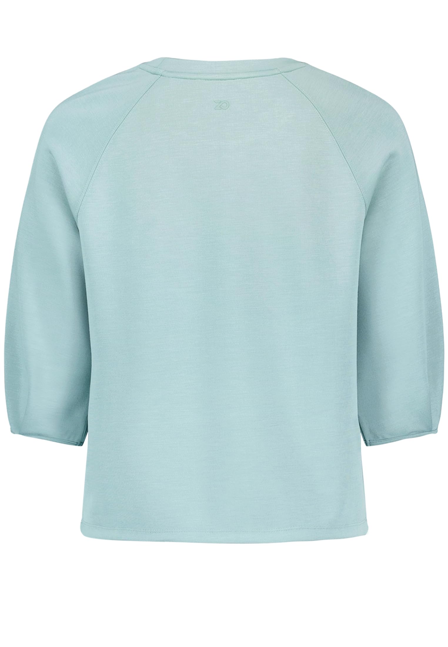 zero Sweatshirt unifarben Gr. 38 Silver Blue