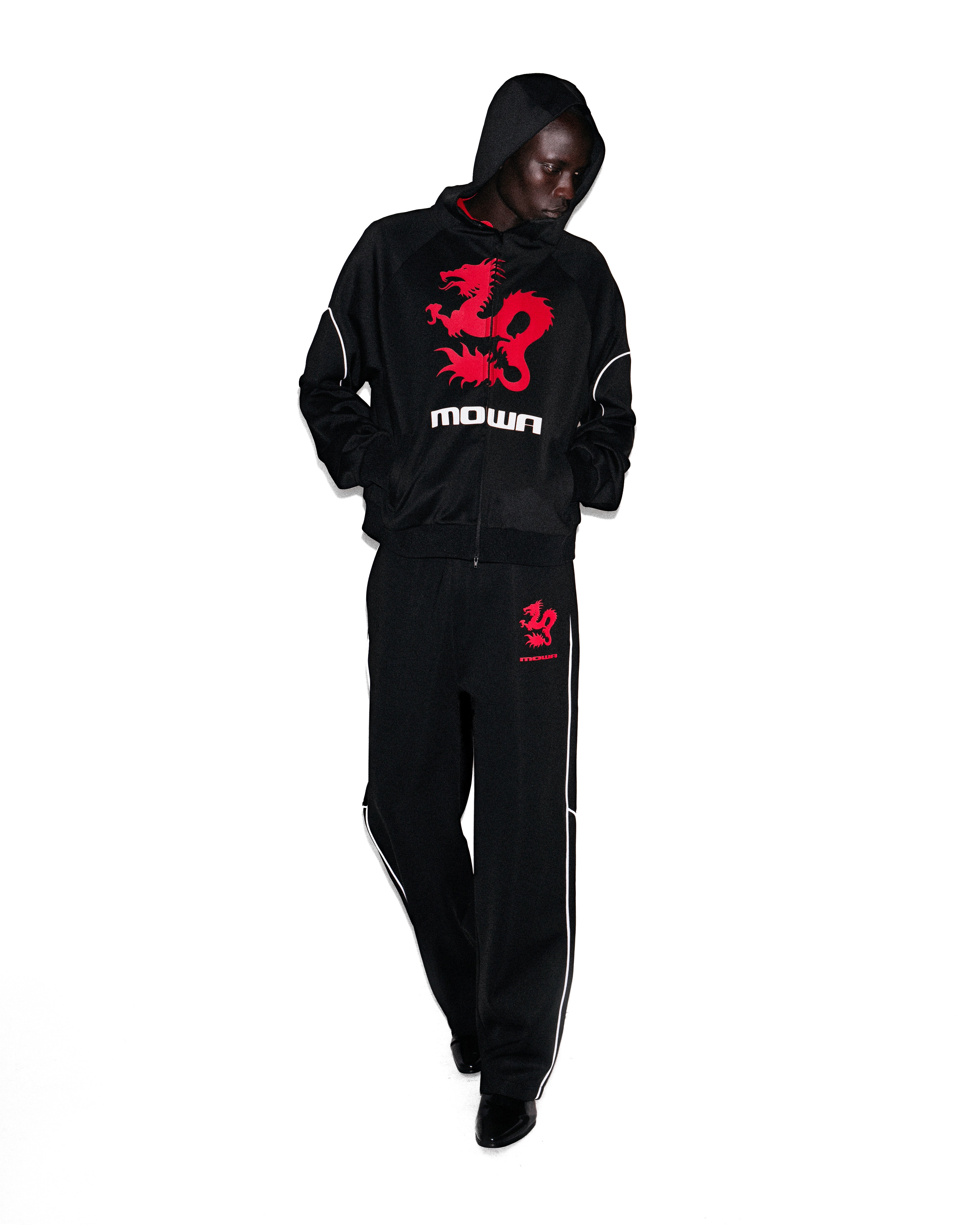 Mowalola Zushi Tracktop Trainingsoberteil Schwarz