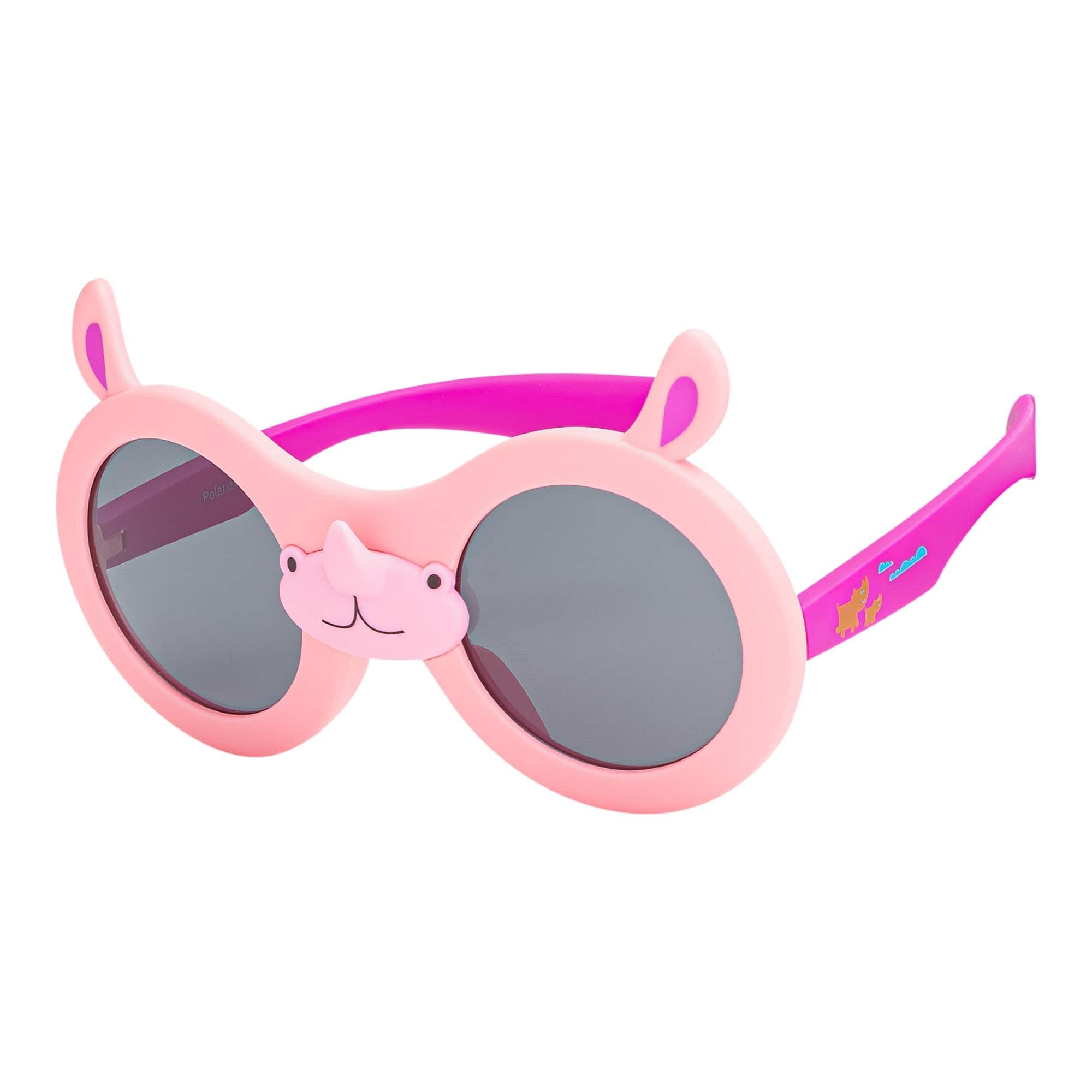BEZLIT Tiermotiv Kinder Sonnenbrille Schwarz-Rot rund UV400